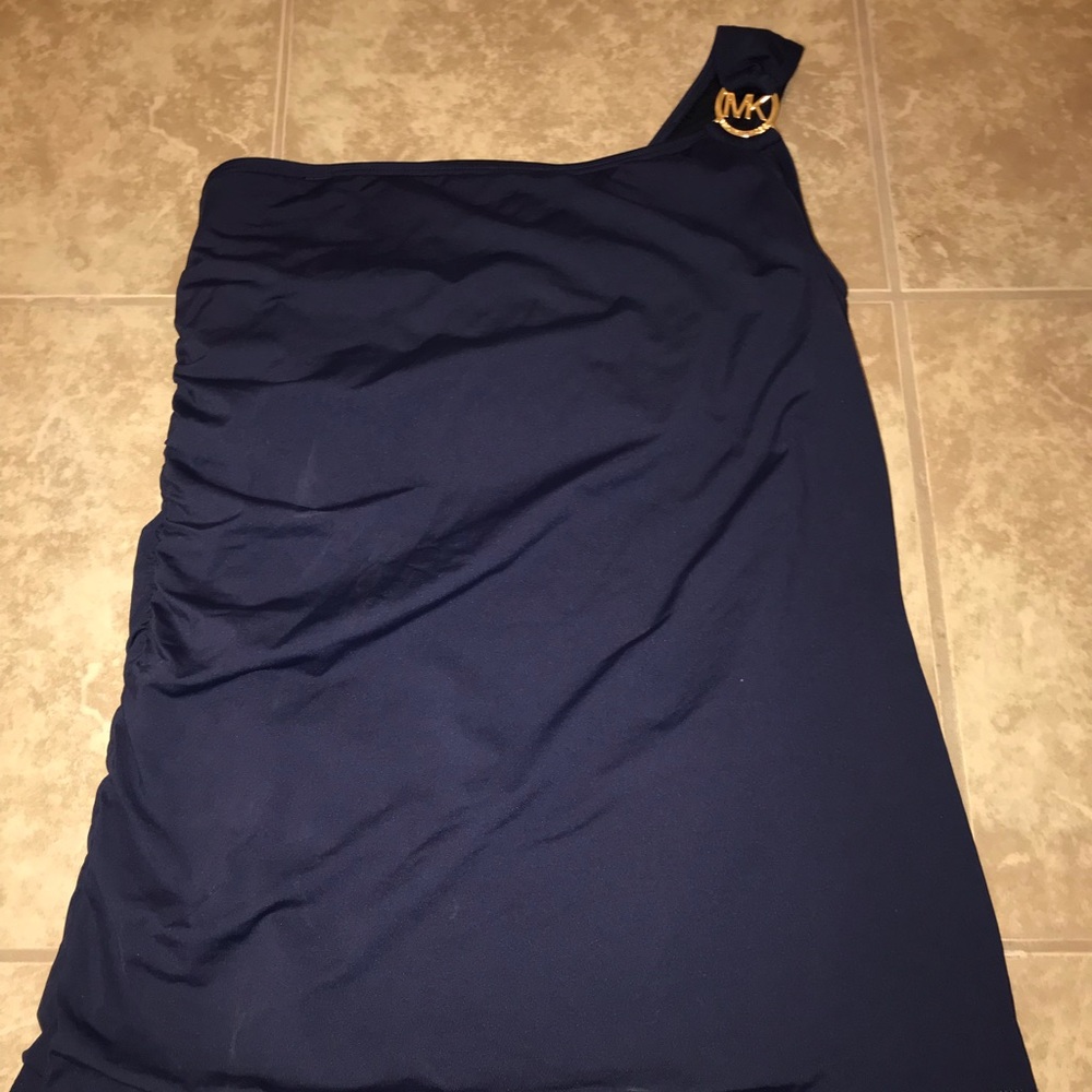 Michael Kors swimsuit swim dress sz 18w navy blue